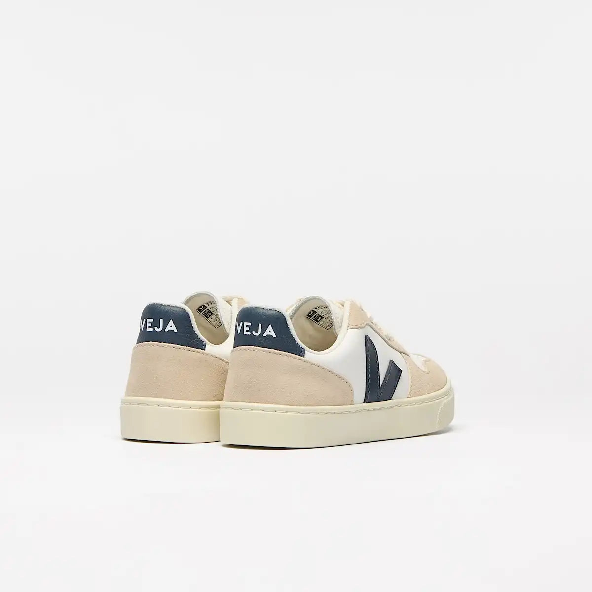 V-10 LEATHER WHITE NAUTICO ALMOND