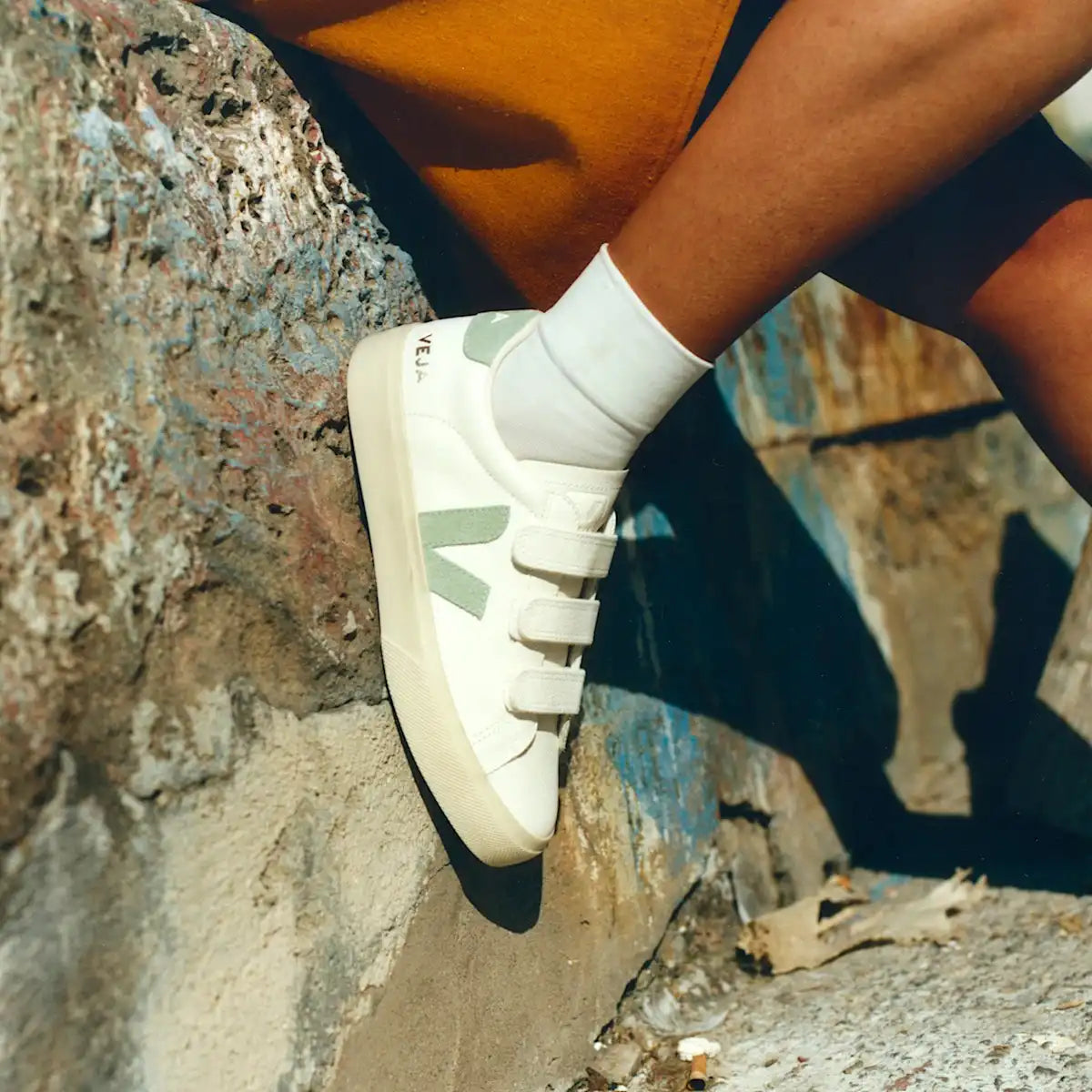 RECIFE LEATHER WHITE MATCHA