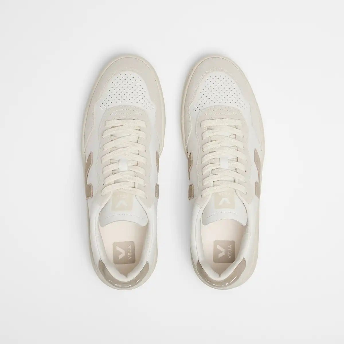 V-90 LEATHER WHITE TAUPE