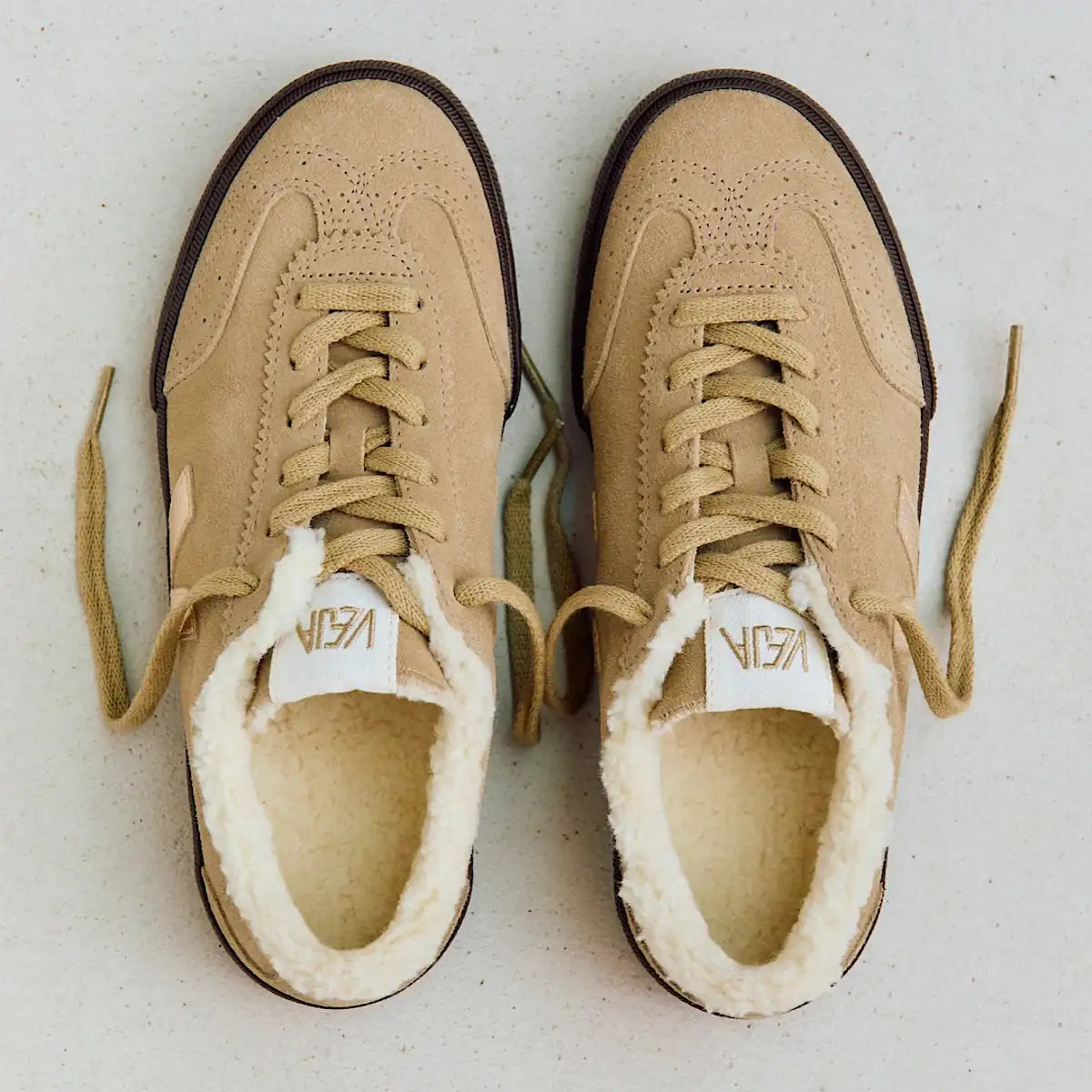 VOLLEY FURED SUEDE DUNE PLATINE EAGLE