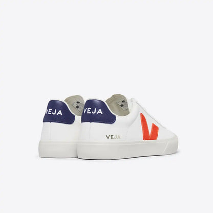 CAMPO LEATHER WHITE ORANGE FLUO