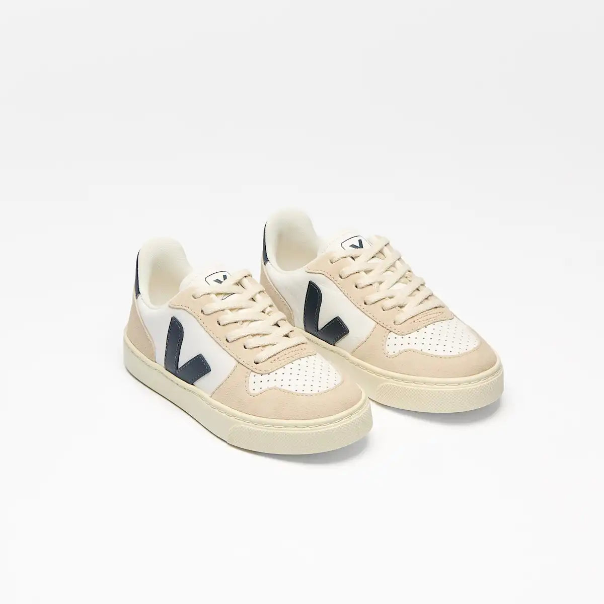 V-10 LEATHER WHITE NAUTICO ALMOND