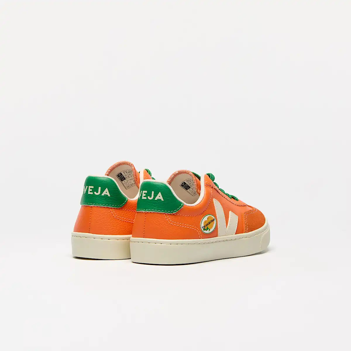 VOLLEY ELASTIC LACES LEATHER VEJA X THE SOCIAL FOOD FURY CALCAIRE