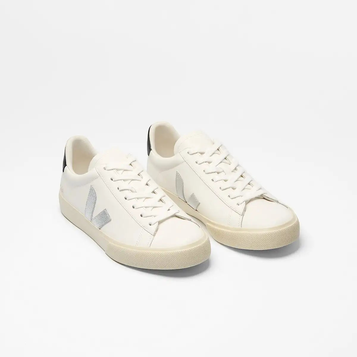CAMPO LEATHER WHITE SILVER BLACK