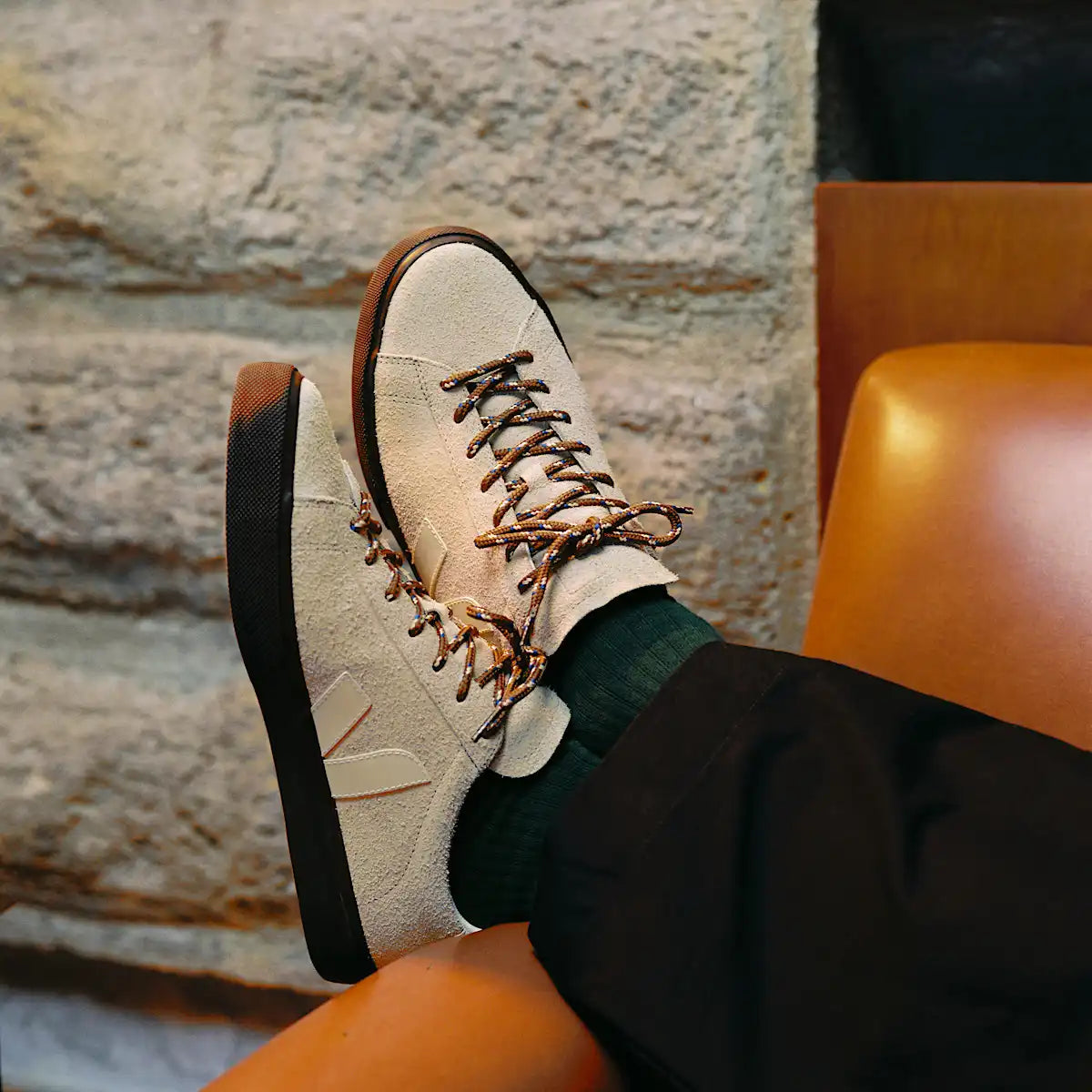 CAMPO TEXTURED SUEDE ALMOND PIERRE