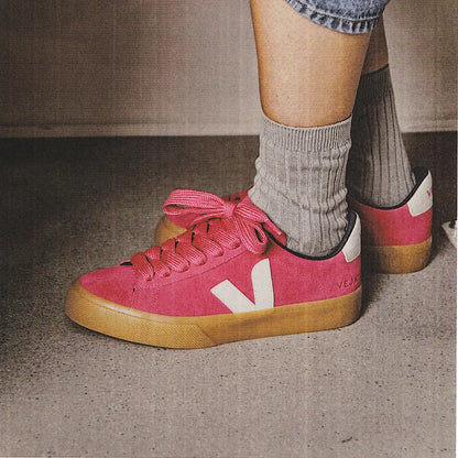 CAMPO BOLD SUEDE PINK PIERRE NATURAL