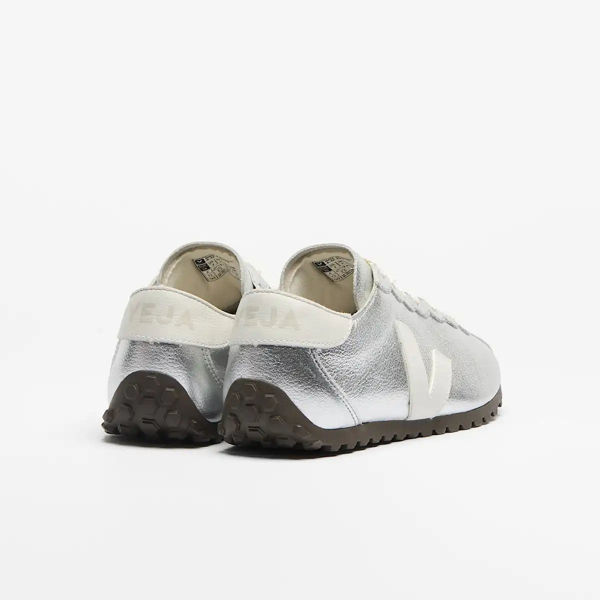 CATEYES LEATHER SILVER WHITE