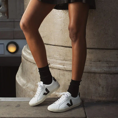 ESPLAR LEATHER WHITE BLACK