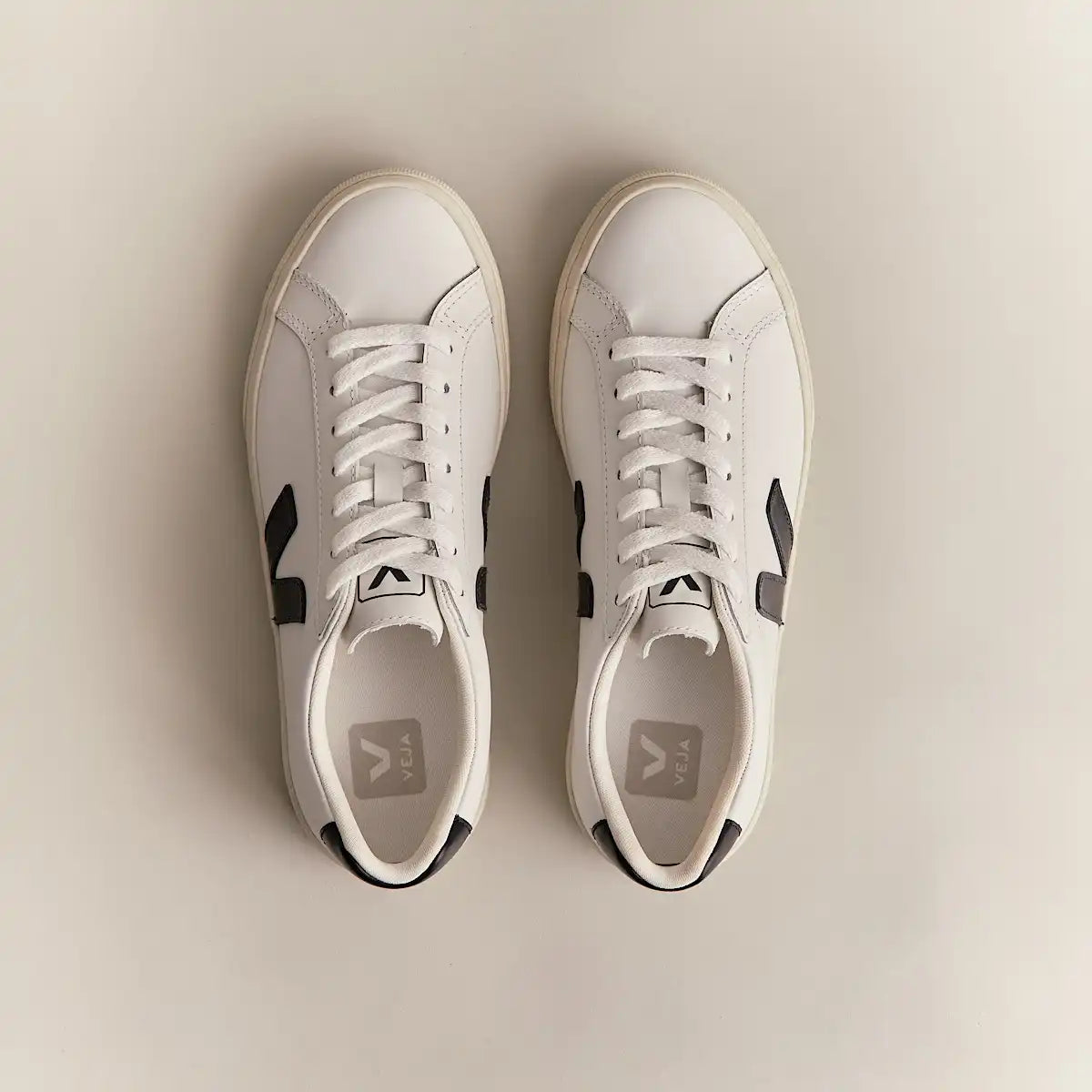 ESPLAR LEATHER WHITE BLACK