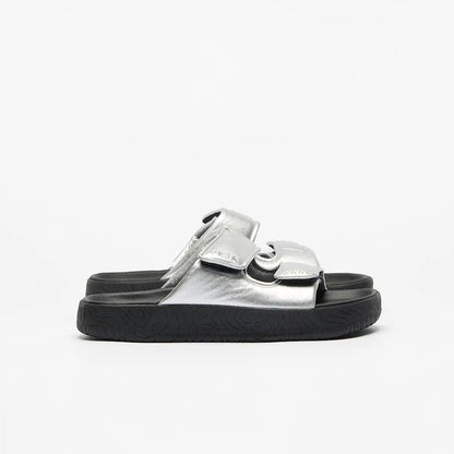 ETNA BOLD LEATHER SILVER