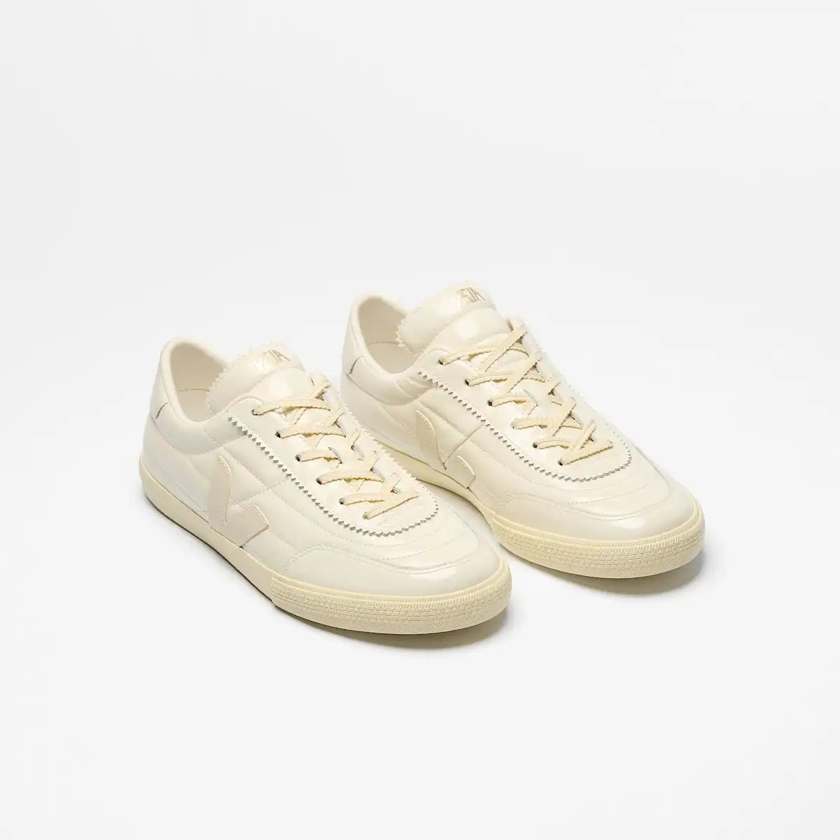 PANENKA PATENT LEATHER OFF WHITE NATURAL