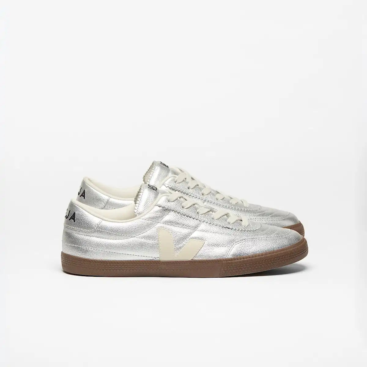 PANENKA LEATHER SILVER WHITE PIERRE BARK