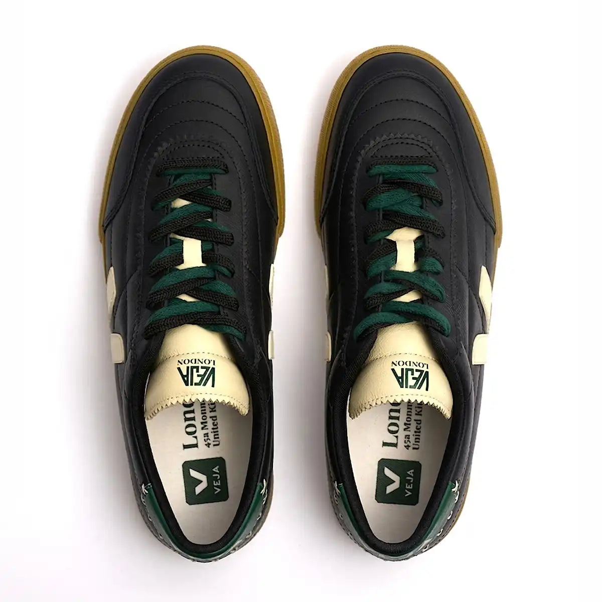 PANENKA LEATHER VEJA X LONDON BLACK CALCAIRE