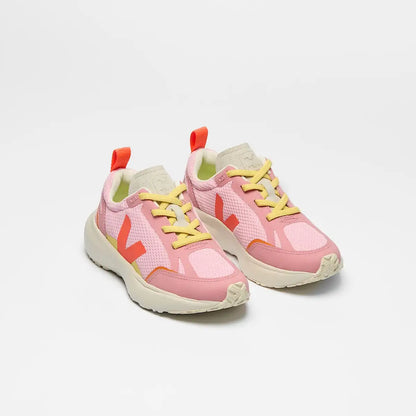CANARY ELASTIC LACES ALVEOMESH GUIMAUVE ORANGE FLUO