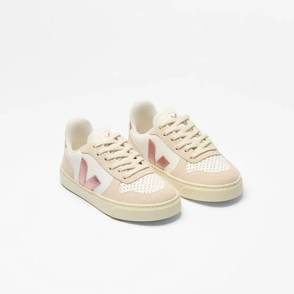 V-10 LEATHER WHITE NACRE SABLE