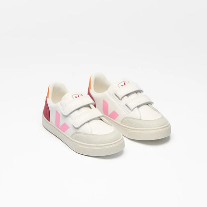 V-12 LEATHER WHITE MULTICO MARSALA