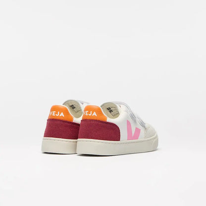 V-12 LEATHER WHITE MULTICO MARSALA