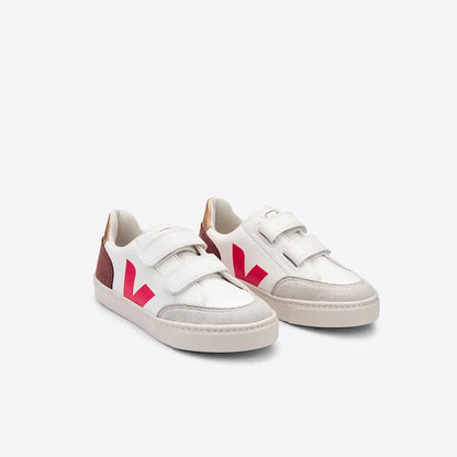 V-12 LEATHER WHITE MULTICO DRIED PETAL
