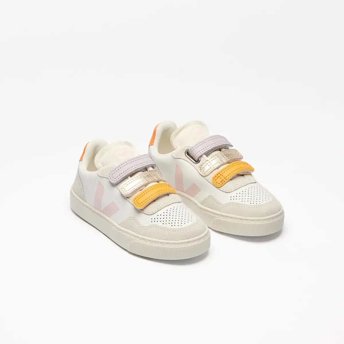 V-90 LEATHER MULTICO WHITE PETALE