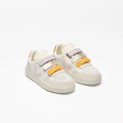 V-90 LEATHER MULTICO WHITE PETALE