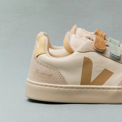 V-90 LEATHER VEJA X BONPOINT PURE ALMOND NATURAL