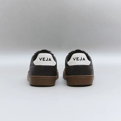 VOLLEY ELASTIC LACES LEATHER BLACK WHITE BARK