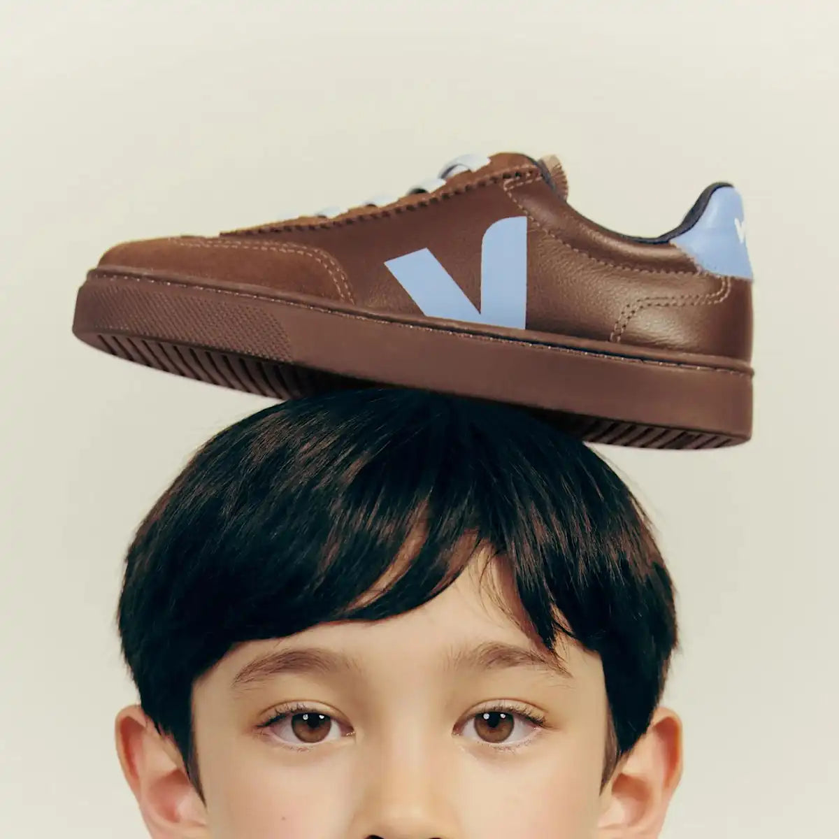 VOLLEY ELASTIC LACES LEATHER WALNUT OLYMPE