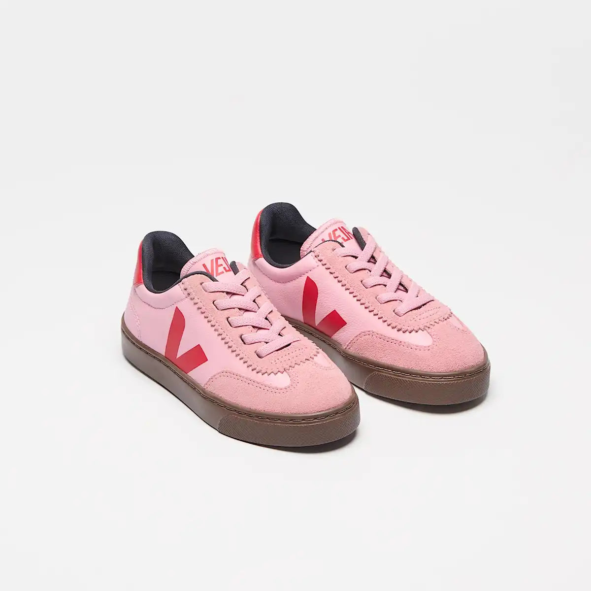 VOLLEY ELASTIC LACES LEATHER GUIMAUVE PEKIN BARK