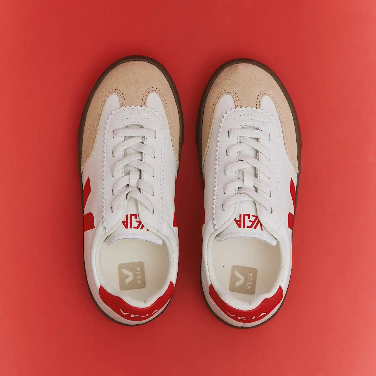 VOLLEY ELASTIC LACES LEATHER WHITE PIERRE PEKIN