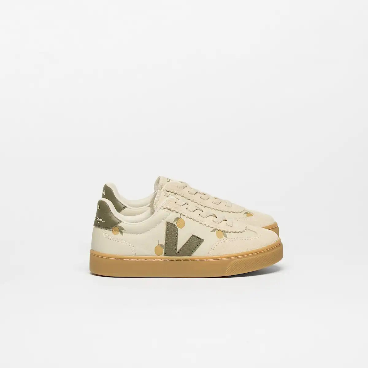 VOLLEY ELASTIC LACES LEATHER VEJA X KONGES SLØJD LEMON
