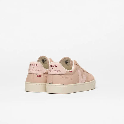 VOLLEY ELASTIC LACES LEATHER VEJA X KONGES SLØJD CHERRY