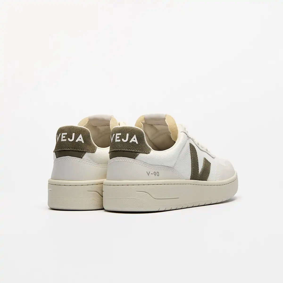 V-90 B-MESH WHITE KAKI