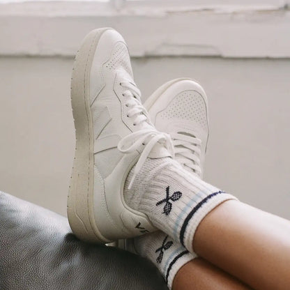 V-90 LEATHER WHITE