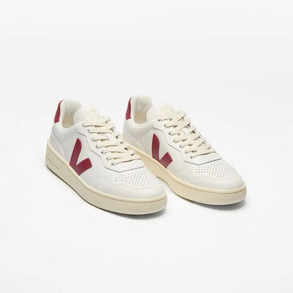 V-90 LEATHER WHITE MARSALA