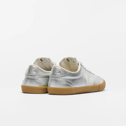 VOLLEY LEATHER SILVER WHITE NATURAL