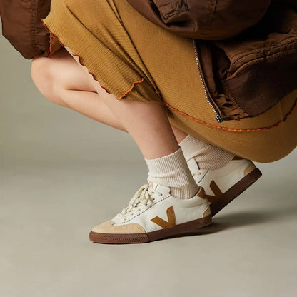 VOLLEY LEATHER WHITE TENT BARK