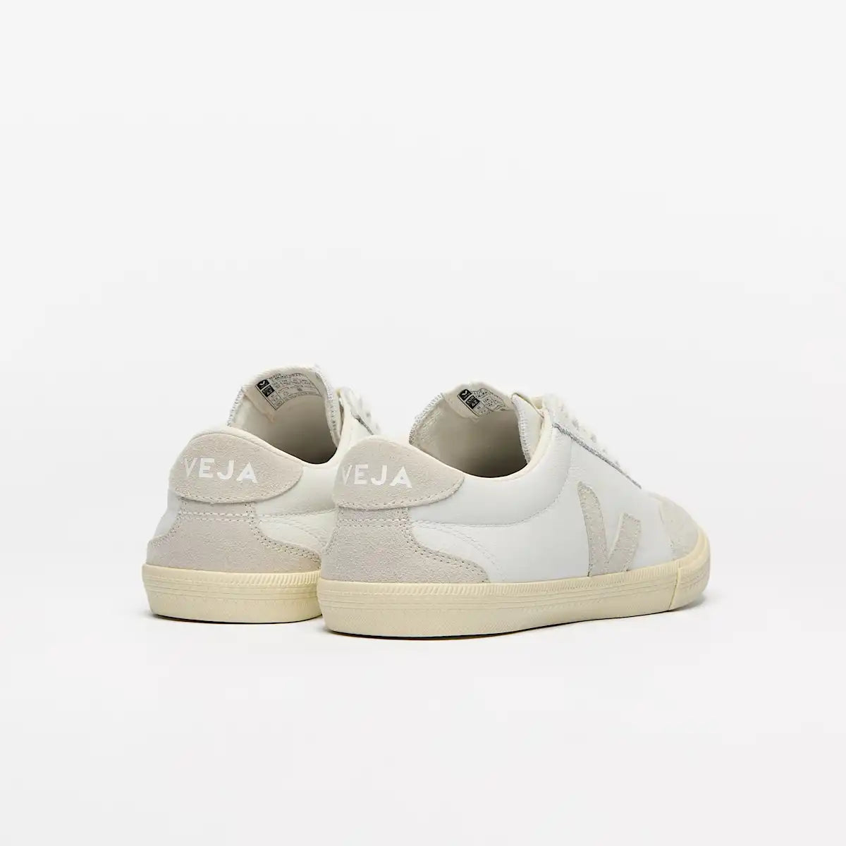 VOLLEY LEATHER WHITE NATURAL