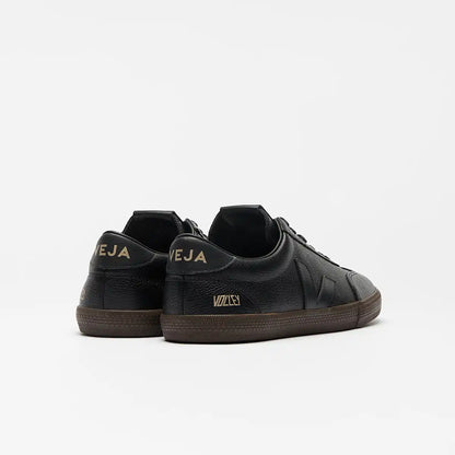 VOLLEY SIGNATURE GRAINED OILED LEATHER BLACK EAGLE